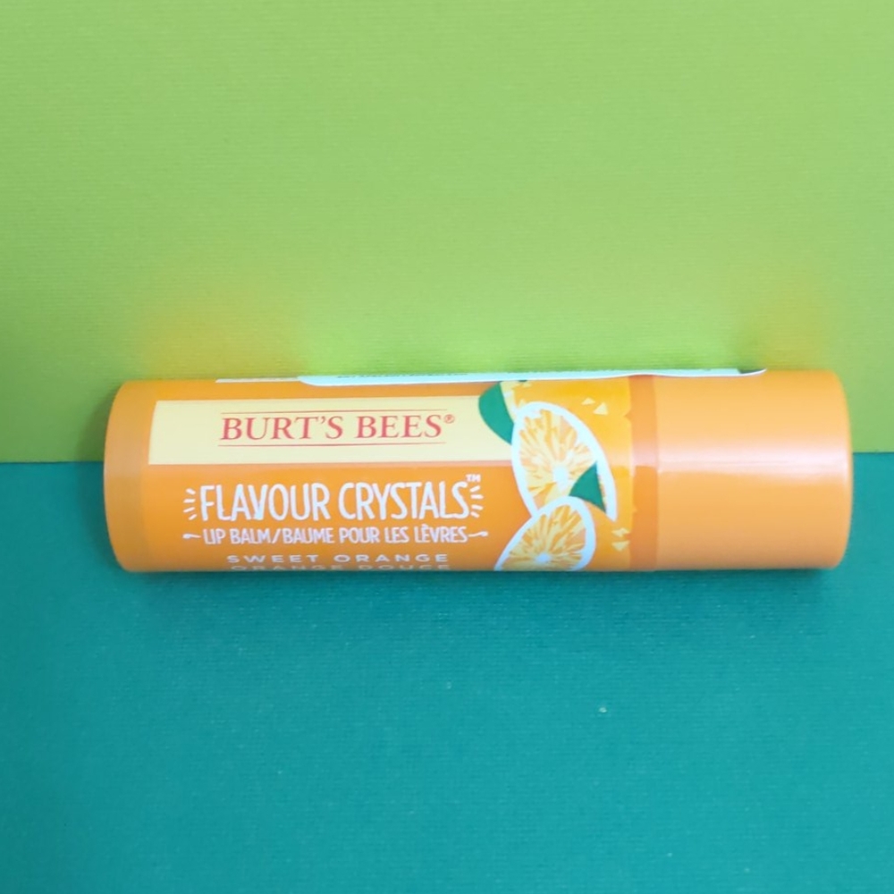 Burt's Bees Flavor Crystals Lip Balm: Orange - Picture 1 of 3